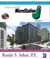 Teach yourself MicroStation -  Book Cover 